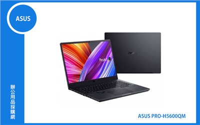 ASUS PRO-H5600QM 商用筆記型電腦 (16 WQXGA/R7 5800H/32G*2/2T SSD/RTX3060/Win10Pro/3Y) (PRO-H5600QM-0272B5800H)